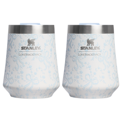 Stanley 1913 x LoveShackFancy Holiday The Reserve Wine Tumbler Set | 11 OZ (2-pack)