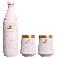 Stanley 1913 x LoveShackFancy Holiday Reserve All Day Wine Set | 34 OZ | 11 OZ